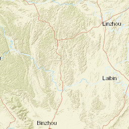 Guangxi Zhuang Street Map