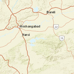 Madhya Pradesh Street Map