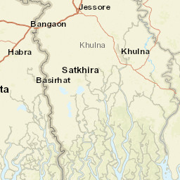 Khulna District Street Map