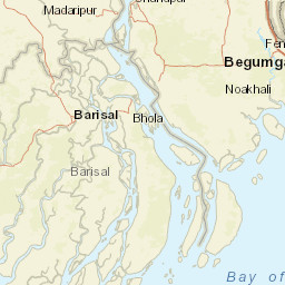 Barisal District Street Map