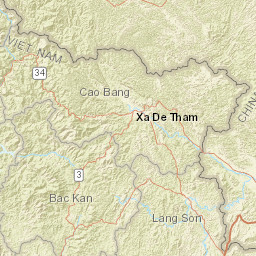 Cao Bằng Street Map