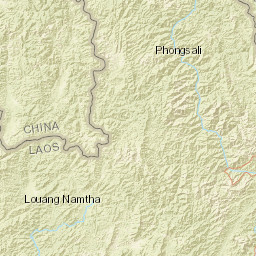 Phongsaly Province Street Map