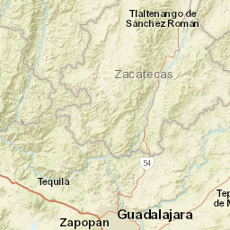 Jalisco Street Map