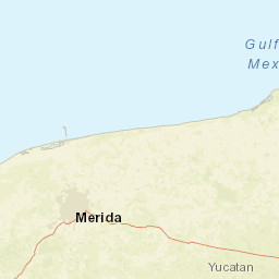 Mérida Street Map