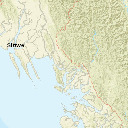 Rakhine State Street Map