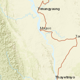 Magway Region Street Map