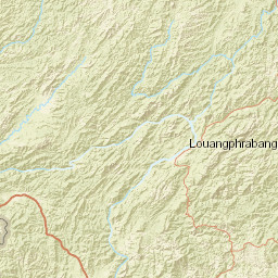 Luang Prabang Province Street Map