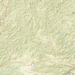 Xiangkhouang Province Street Map