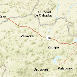 Michoacán de Ocampo Street Map