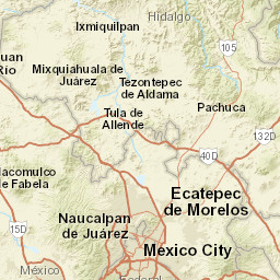 Ciudad de México Street Map