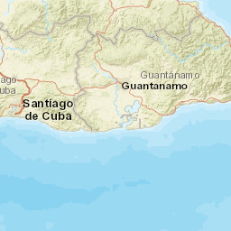 Guantánamo Province Street Map