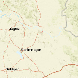 Telangana Street Map