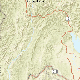 Vientiane Prefecture Street Map