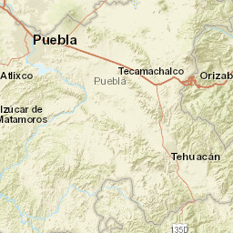 Puebla Street Map