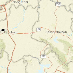 Udon Thani Street Map