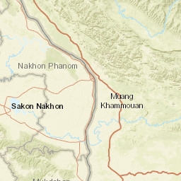 Sakon Nakhon Street Map