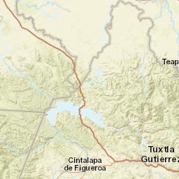 Chiapas Street Map