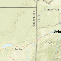 Orange Walk District Street Map
