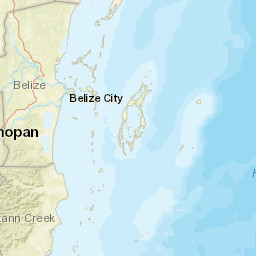 Stann Creek District Street Map