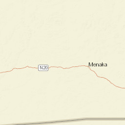 Ménaka Region Street Map