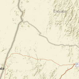 Gash-Barka Region Street Map