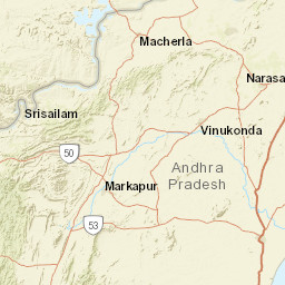 Andhra Pradesh Street Map