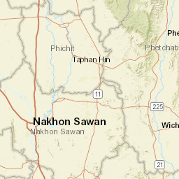 Nakhon Sawan Street Map
