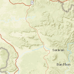 Salavan Province Street Map