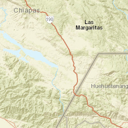 Huehuetenango Department Street Map