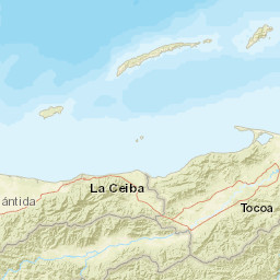 Bay Islands Department Street Map