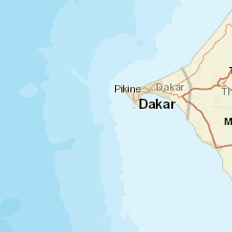 Dakar Street Map