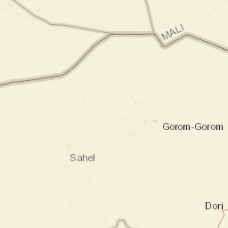 Sahel Region Street Map