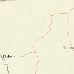 Tillabéri Region Street Map