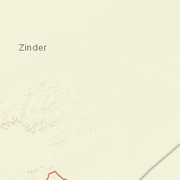 Zinder Region Street Map