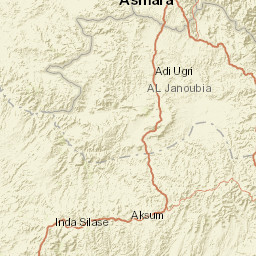 Debub Region Street Map