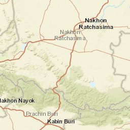 Nakhon Ratchasima Street Map
