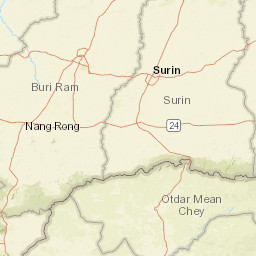 Oddar Meanchey Street Map