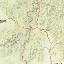 Attapeu Province Street Map