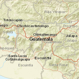 Baja Verapaz Department Street Map