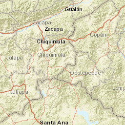 Ocotepeque Department Street Map