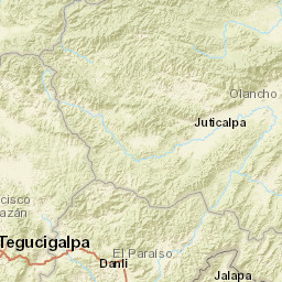 El Paraíso Department Street Map