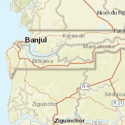 Banjul Street Map