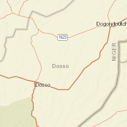Dosso Region Street Map
