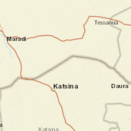 Maradi Region Street Map