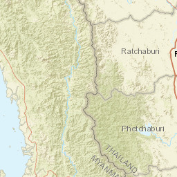 Phetchaburi Street Map