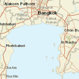 Chachoengsao Street Map