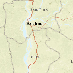 Stung Treng Street Map