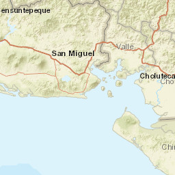 Valle Department Street Map