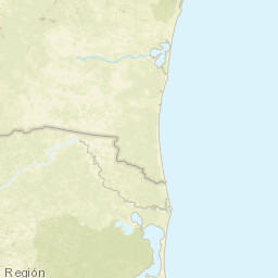 North Caribbean Coast Street Map