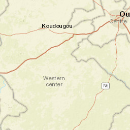 Centre-Ouest Region Street Map